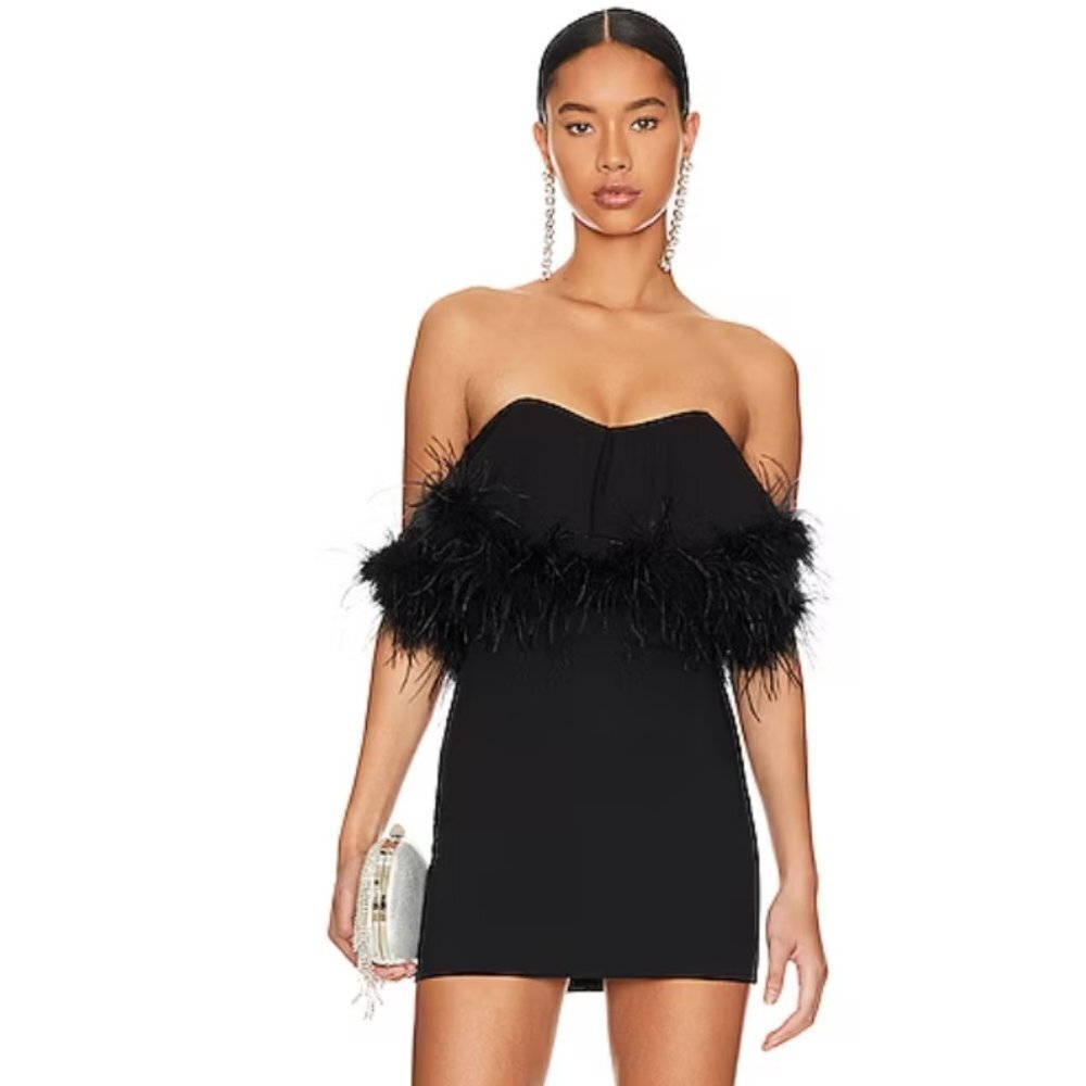 NWOT NBD Capella Mini Dress black size small